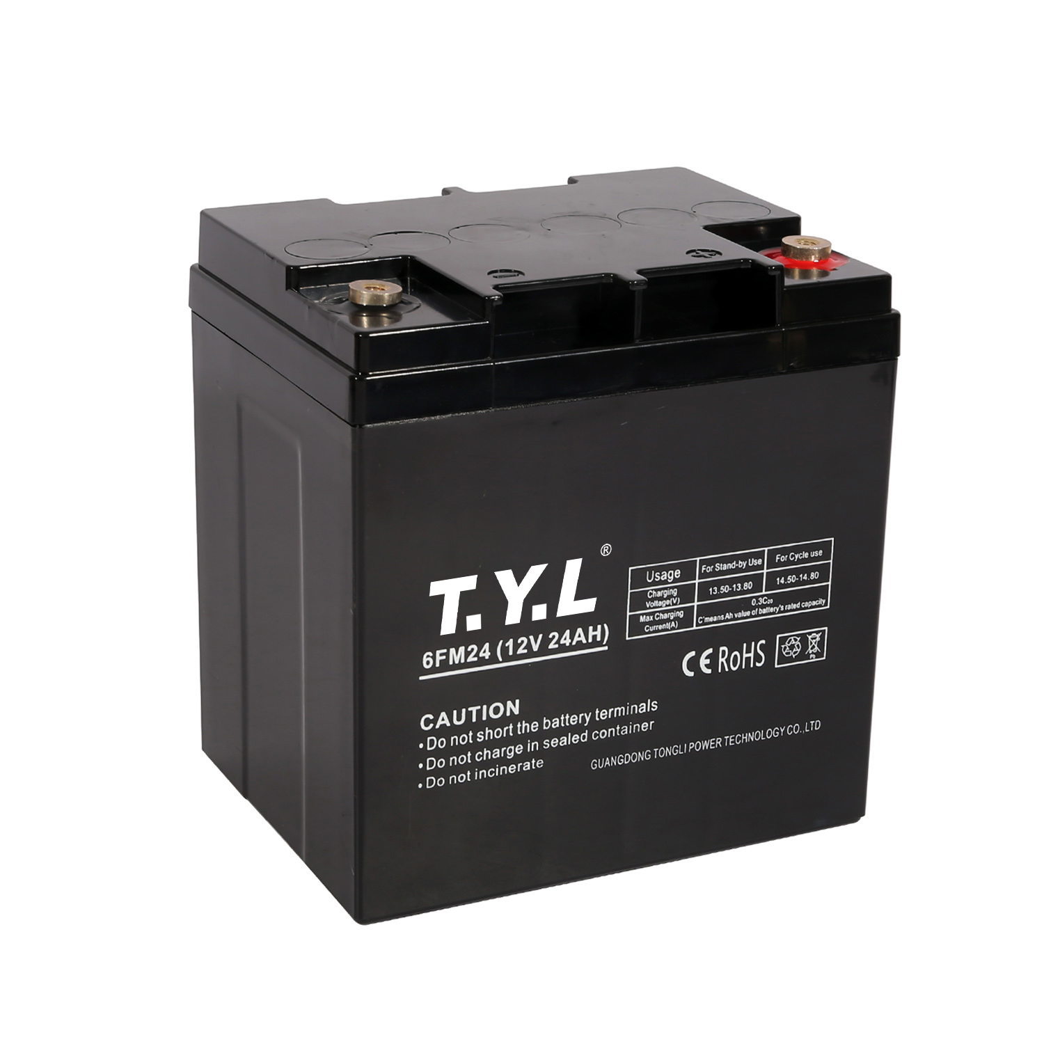 Batería de almacenamiento de larga duración 12V26AH con terminales para empresas
